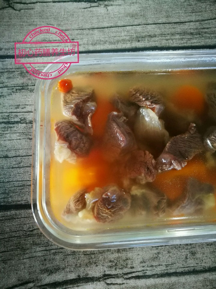 养生药膳:牛腱汤