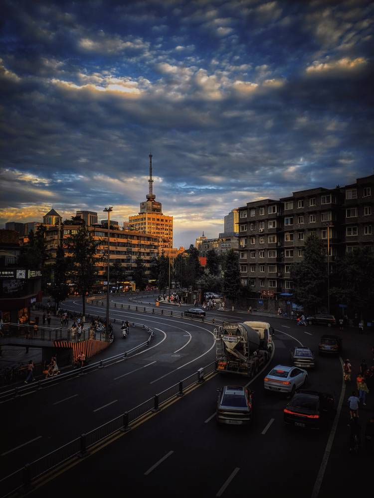 夜，少城公园闲逛