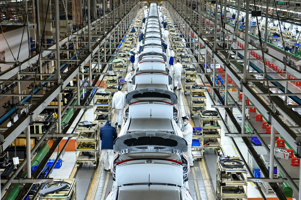 冲刺！50.1秒 下线一辆新车