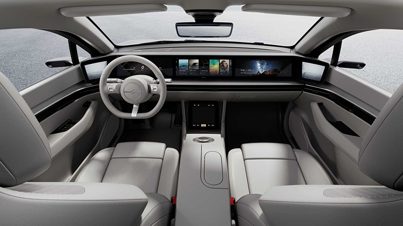 集合自家巅峰技术索尼电动汽车Vision-S已开始路测