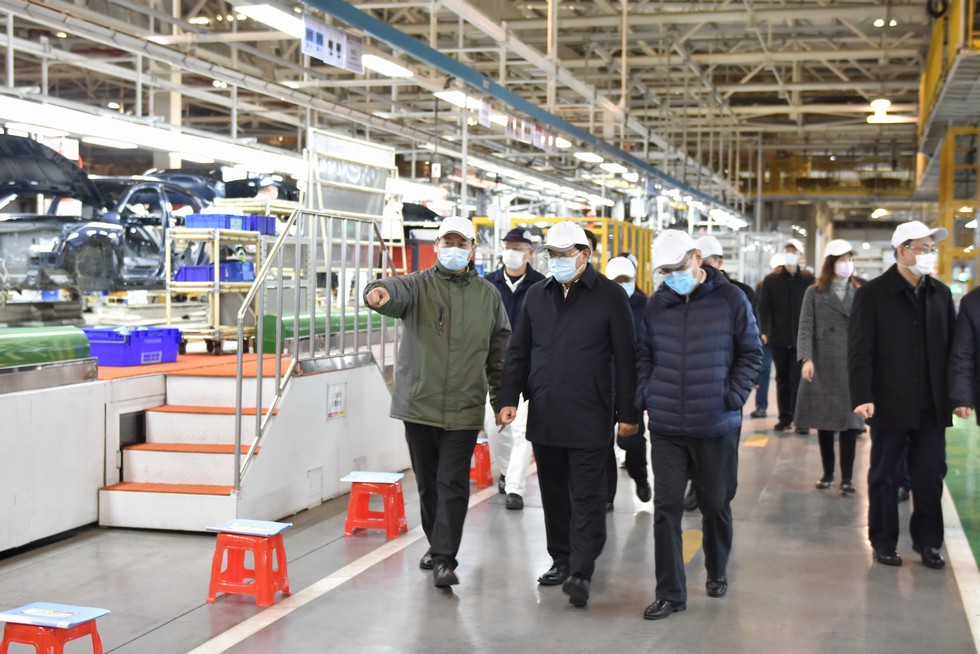 ​武汉市委书记王忠林调研东风本田