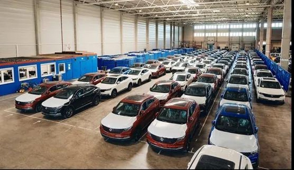 100辆东风风光ix5出口德国