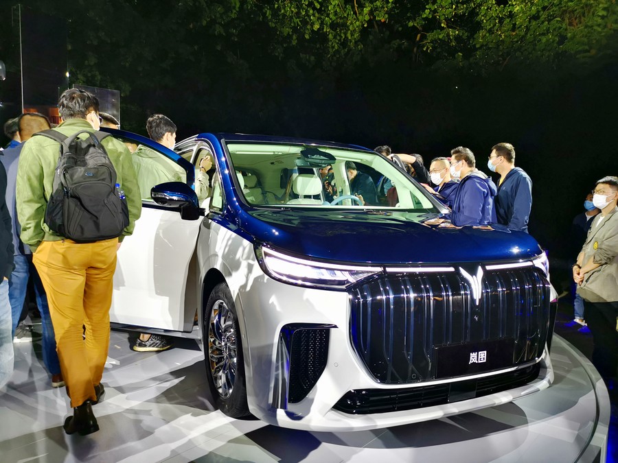 岚图大型豪华电动MPV正式亮相