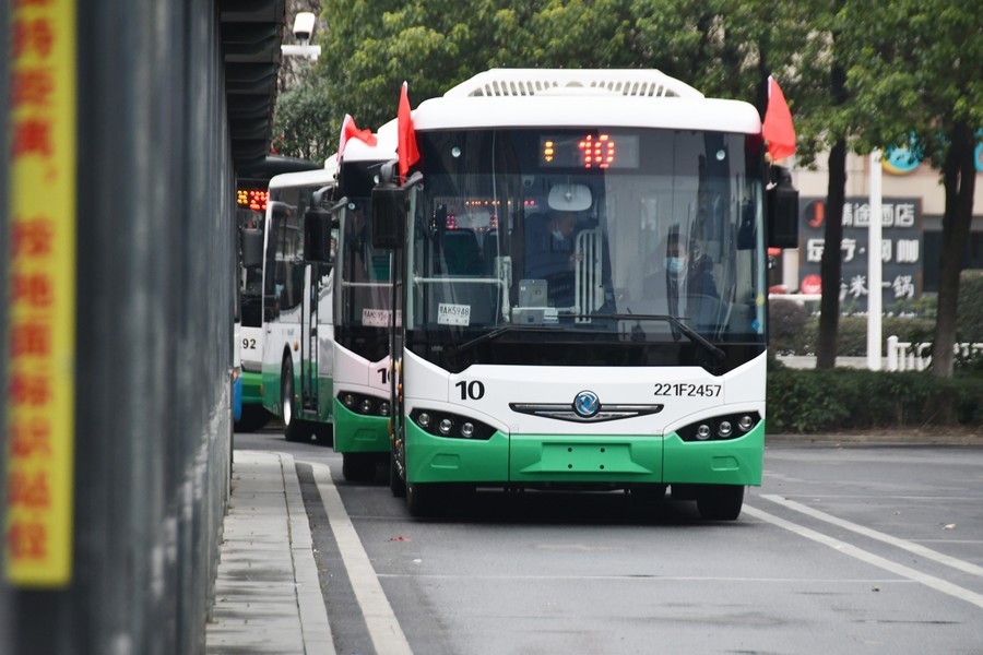 78辆东风天翼纯电动公交车武汉上线
