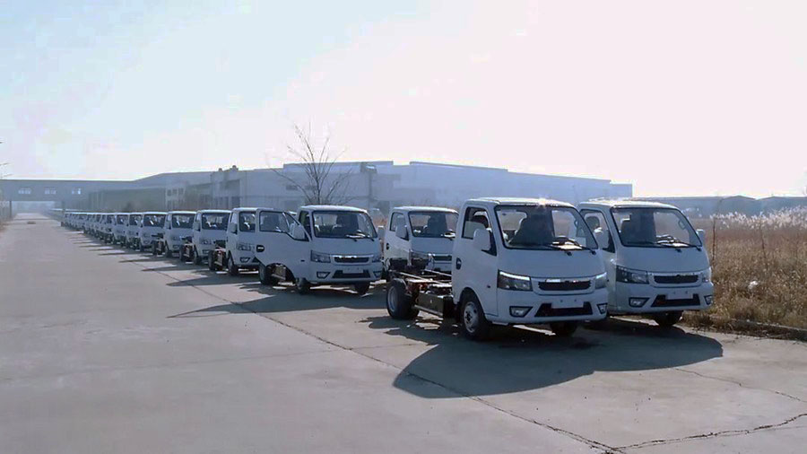百台新能源商用车出口韩国