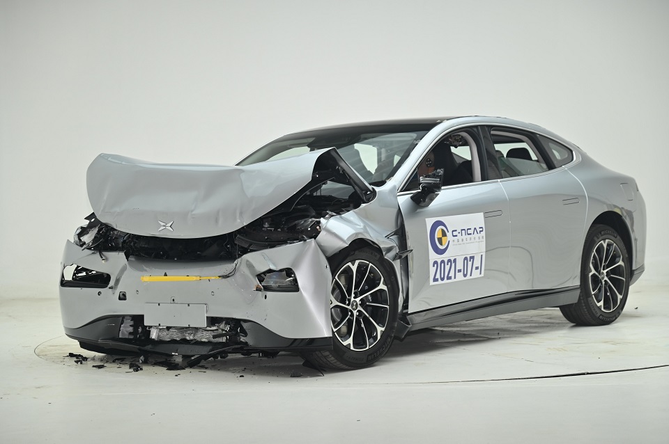 小鹏P7获C-NCAP五星评价，主动安全得分迄今纯电车型排名第一