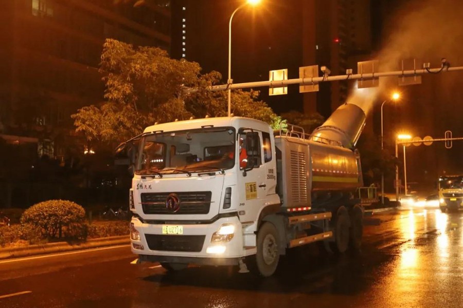 助力防疫消杀 东风商用车再出发