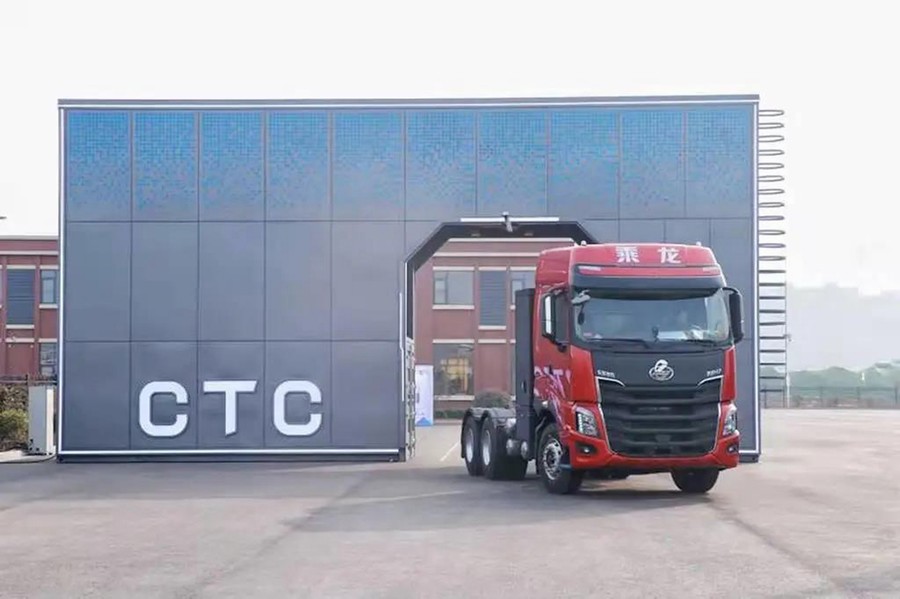 乘龙H7换电重卡签约100辆