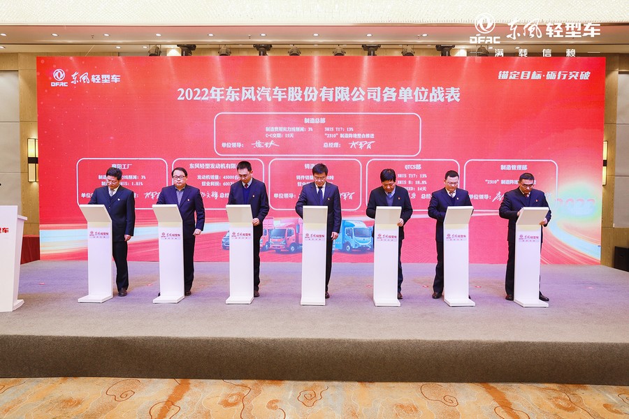 2022，一定要打胜仗！——东风汽车股份2022年工作会召开