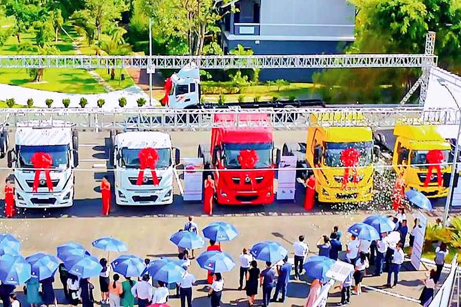 东风卡车新品越南上市