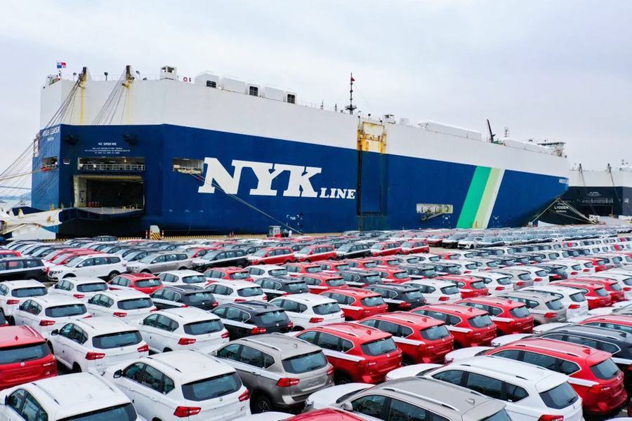 新航线首航 1500辆东风汽车出口南美