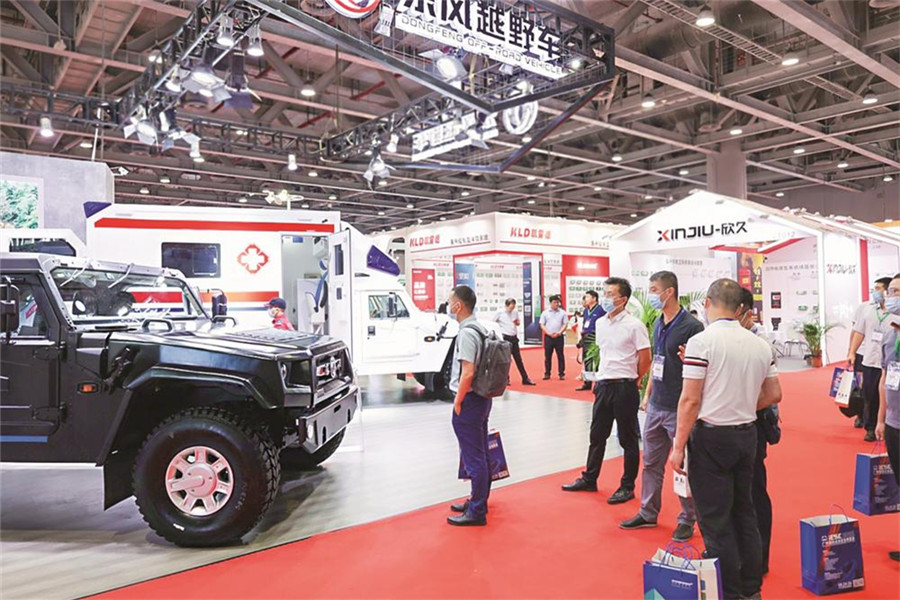 东风猛士参展广州国际应急安全博览会