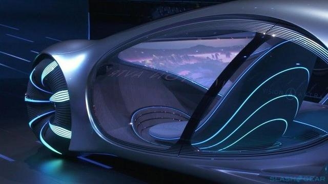 梅赛德斯展出概念车：受《阿凡达》启发的电动汽车