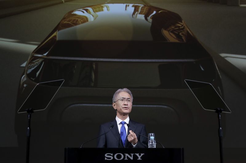 索尼发布原型电动汽车Vision-S