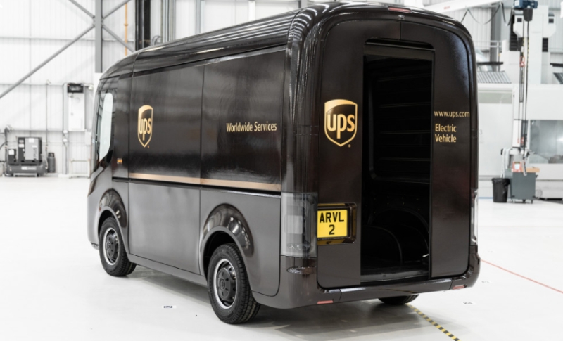 ups求助于一些非常时尚的电动送货车