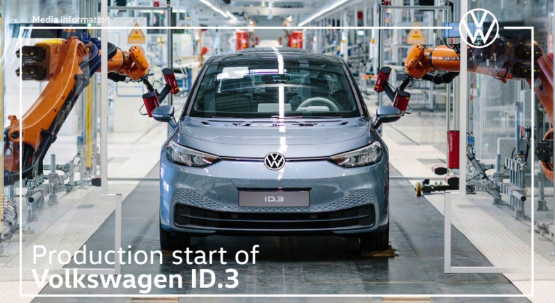 缺芯导致大众本周暂停在德国生产电动汽车