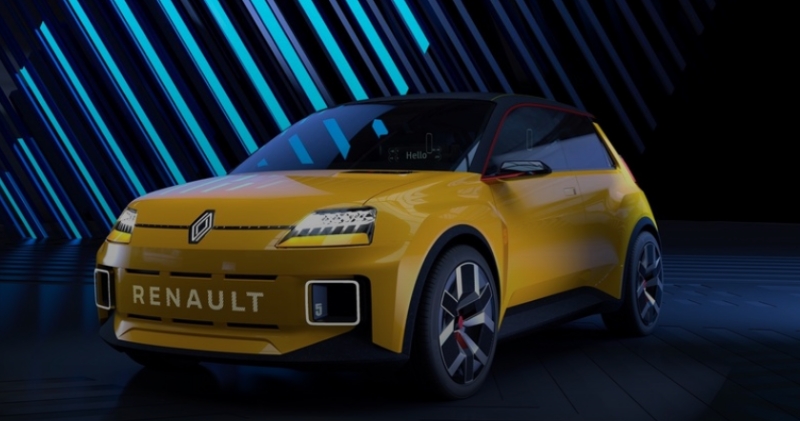 雷诺5原型：全电动返回舱口盖图例