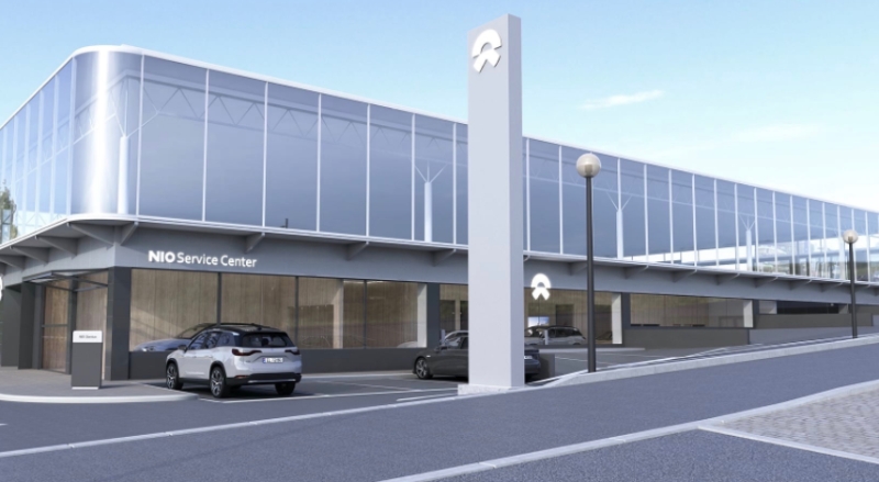Nio Oslo服务中心效果图 蔚来选择挪威作为中国以外的第一个市场——包括更换电池