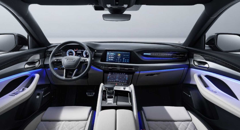 新奥迪Q6在中国首次亮相，三排七座