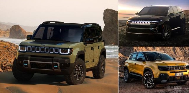 Jeep四款纯电动SUV将发布10月首款车型亮相