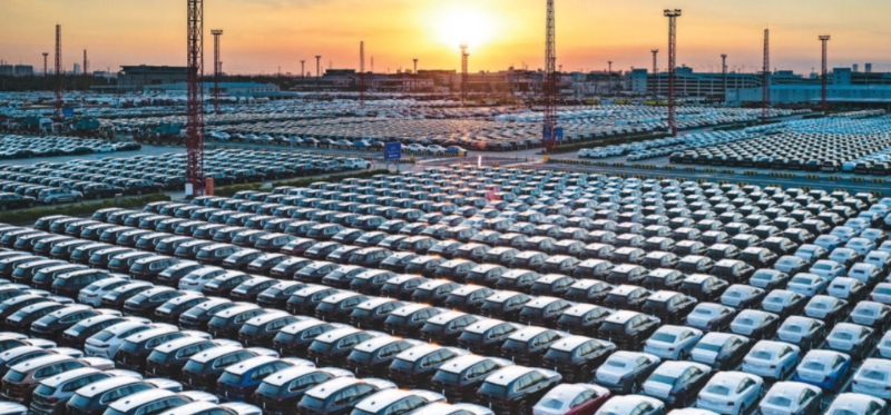 上海口岸延续新能源汽车出口火热势头两码头1月累计出口近11万辆