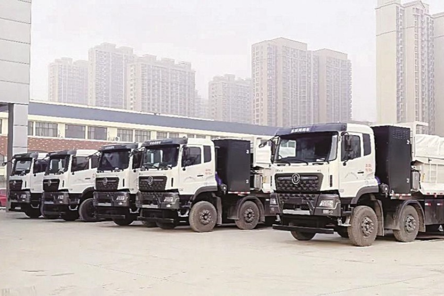 东风天龙KC 氢燃料车批量交付