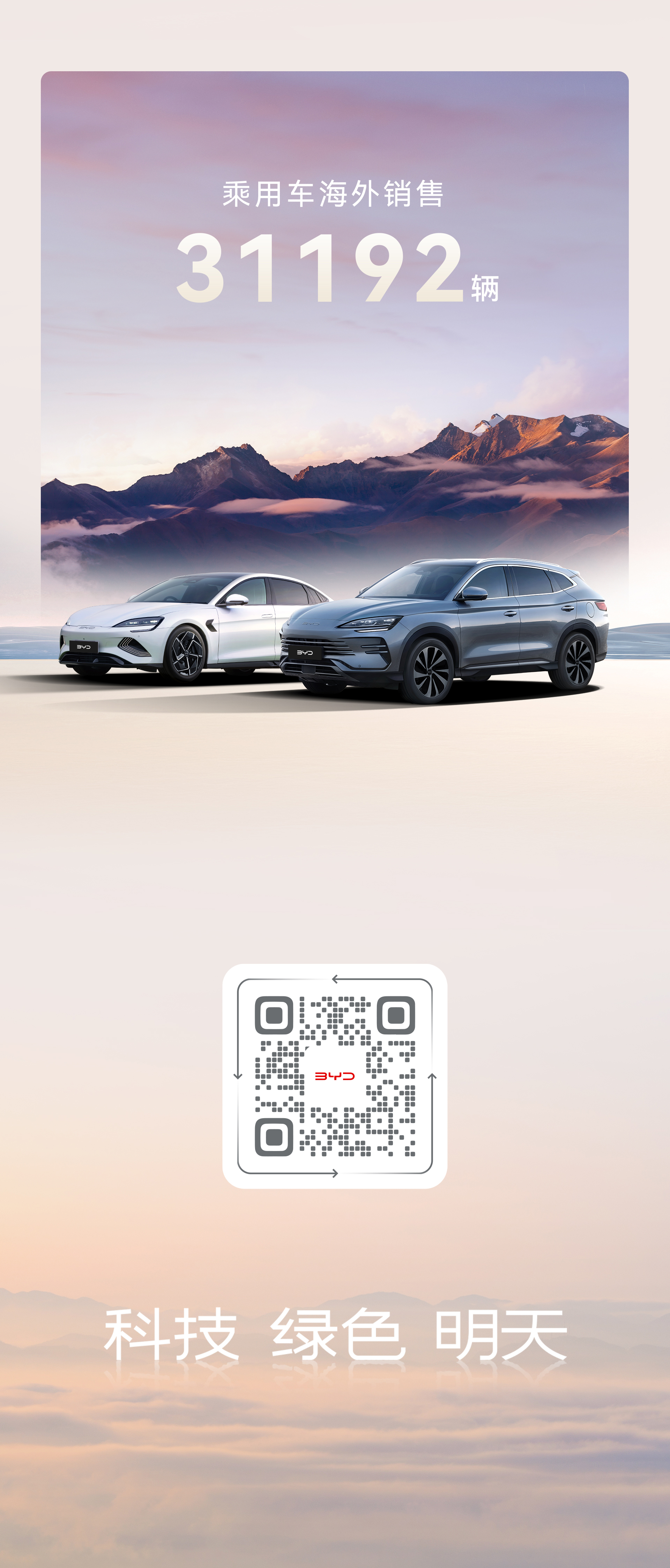 比亚迪10月销售502657辆，再创纪录！