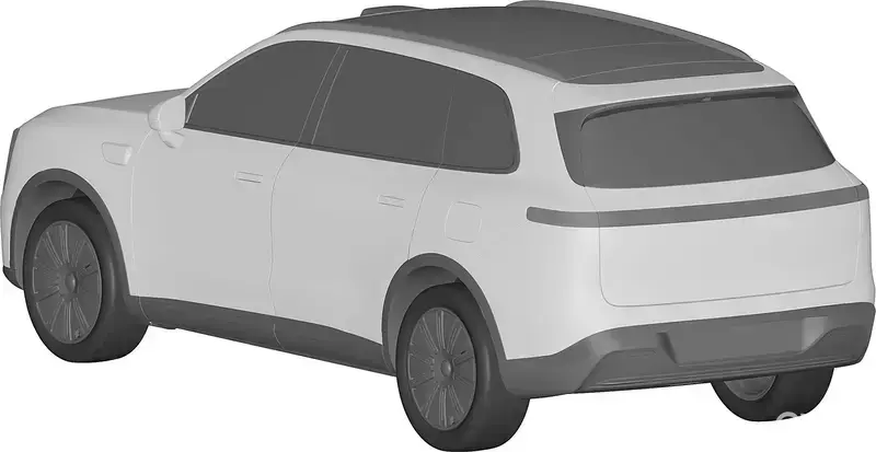 问界M8全新谍照曝光采用贯穿式尾灯