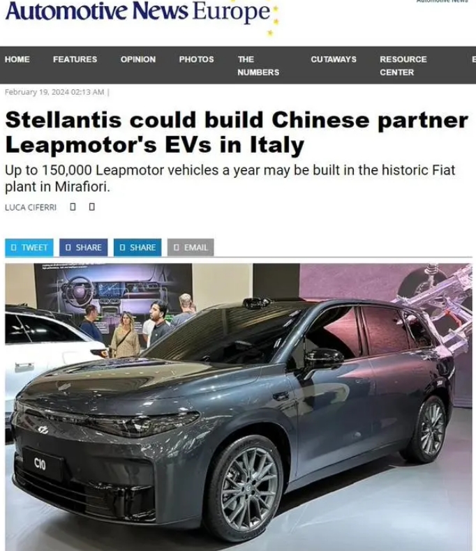 零跑汽车回应在欧洲生产电动汽车：业务合作探讨进行中