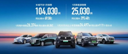 长城汽车在新能源领域取得了显著的突破