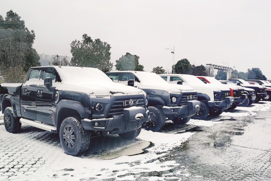 首批东风猛士MS600出口美洲