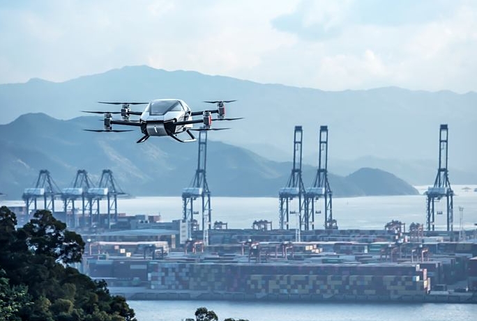 小鹏汇天旅航者X2在大兴机场完成首飞