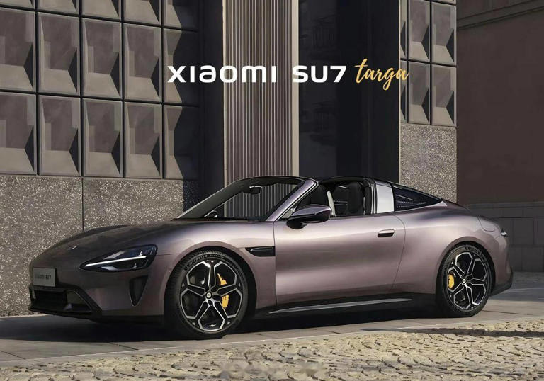 小米SU7Targa双门敞篷跑车来袭，铝制防滚架配全玻璃顶，2.7秒破百续航800km