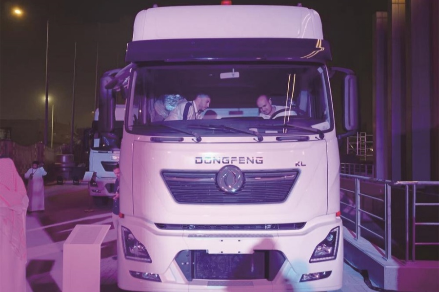 东风卡车新品在沙特上市