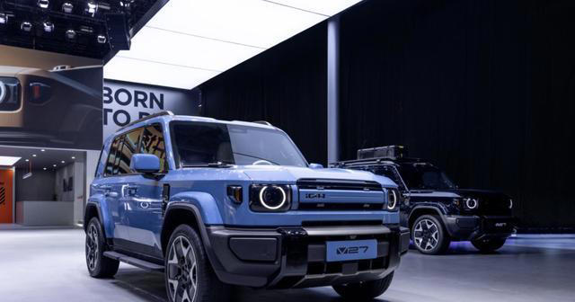 广州车展 奇瑞iCAR V27首秀 20万级「方盒子」的科技进化 广州车展奇瑞iCARV27首秀20万级「方盒子」的科技进化