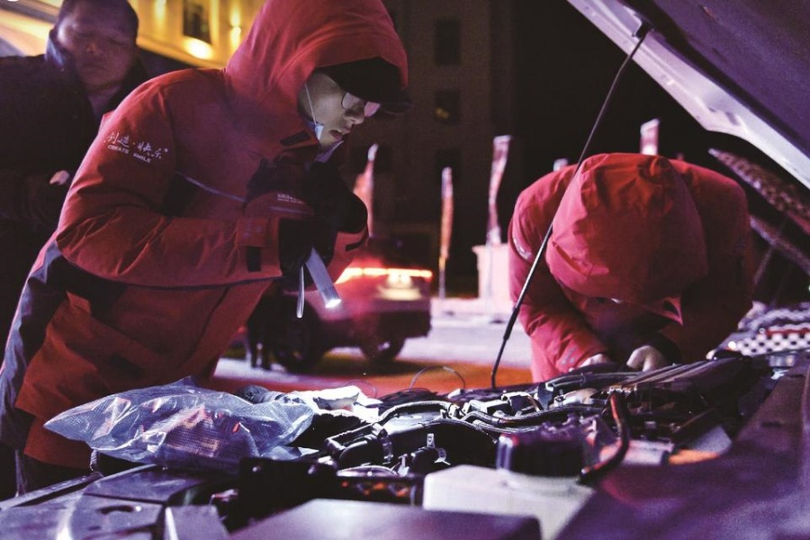 东风研发工程师在漠河的一天