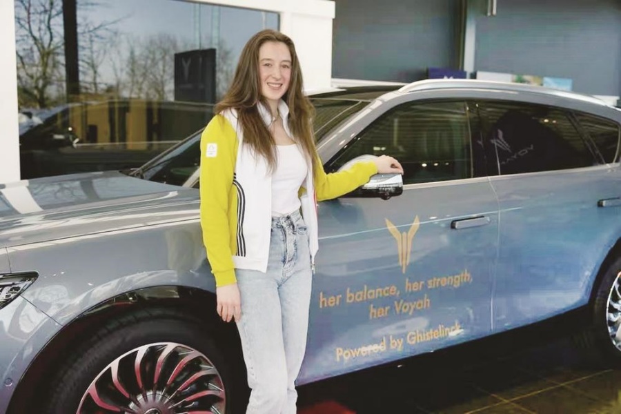 比利时奥运冠军喜提岚图汽车