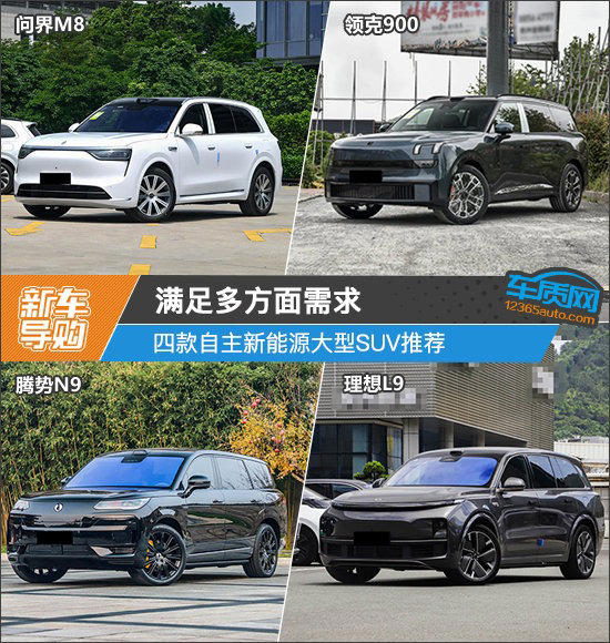 满足多方面需求四款自主新能源大型SUV推荐