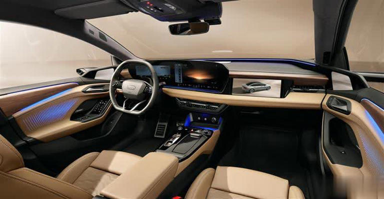 华为乾崑智驾技术加持，一汽奥迪A6Le-tron蓄势待发