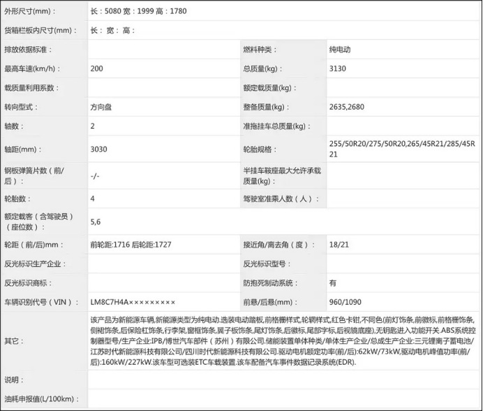 新款问界M7申报图曝光，轴距加长210mm！