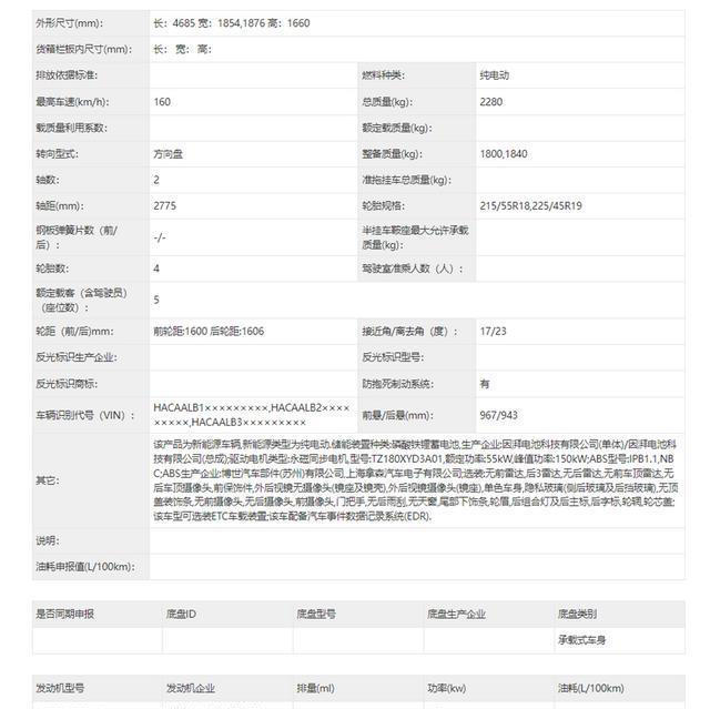 广汽埃安新款SUV实车曝光，全新设计风格，车长4685mm，两种动力