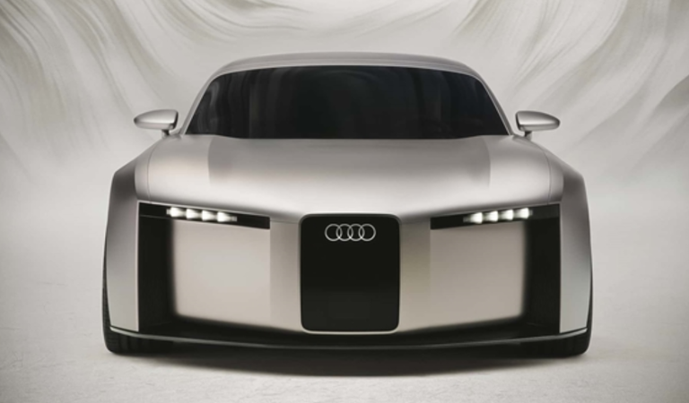 奥迪亮出“概念杀器”：垂直车头+无尾窗+Targa敞篷，经典味儿拉满