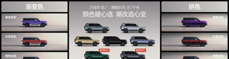 比亚迪方程豹钛7：革新大五座SUV市场，重新定义豪华出行新标准！