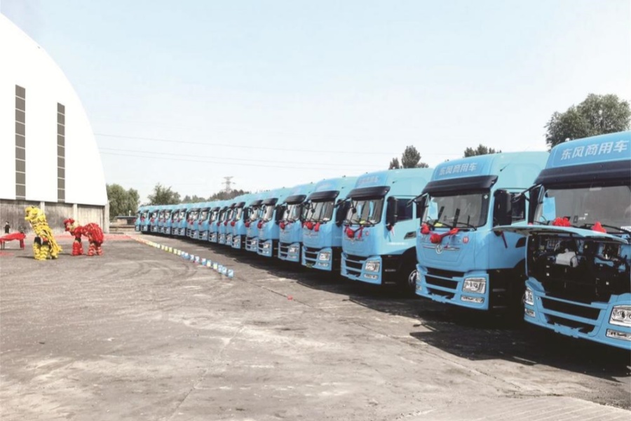 把握国四换购机会 东风新能源牵引车批量交付