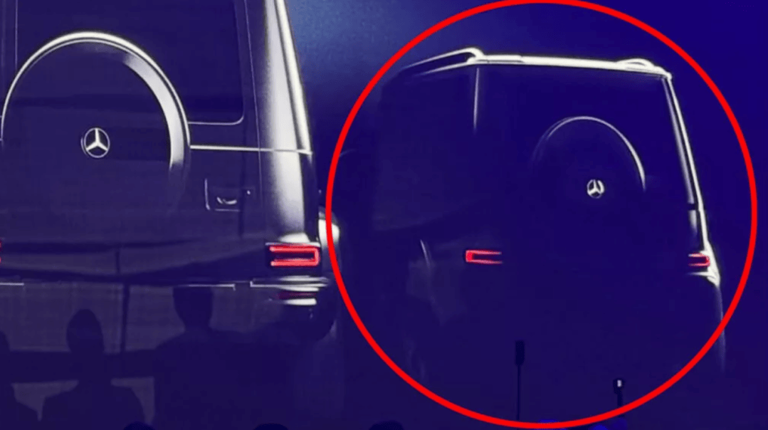 奔驰“小G”细节首度公开：纯电驱动方盒子造型，经典基因遇上现代新风