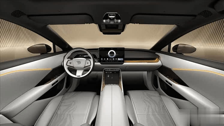 丰田铂智7（bZ7）申报图：搭载华为电驱与鸿蒙智能座舱！