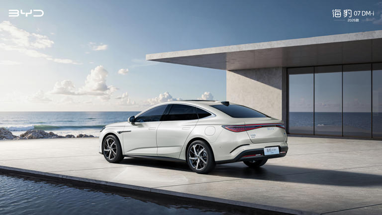 2026款比亚迪海豹07DM-i到店，已亮相成都车展