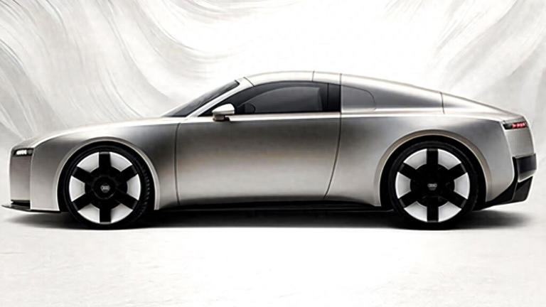 奥迪双门轿跑概念车意外曝光，提前泄露了哪些信息？