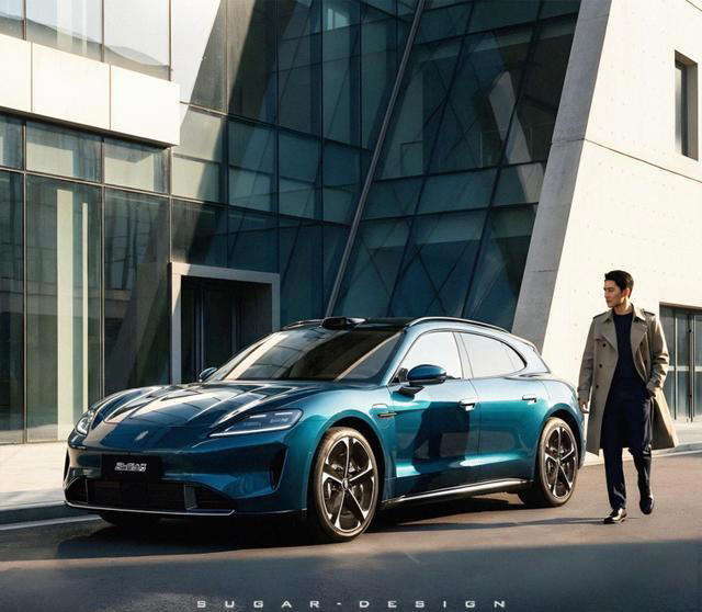 上汽智己Z7官方预告图发布设计细节进一步披露