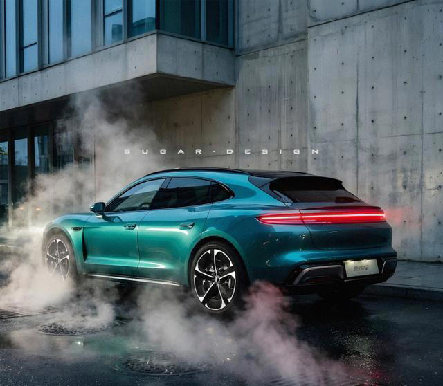 上汽智己Z7官方预告图发布设计细节进一步披露